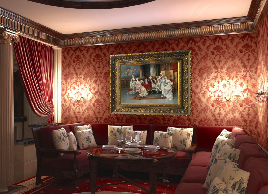 Картины для классического интерьера в гостиную