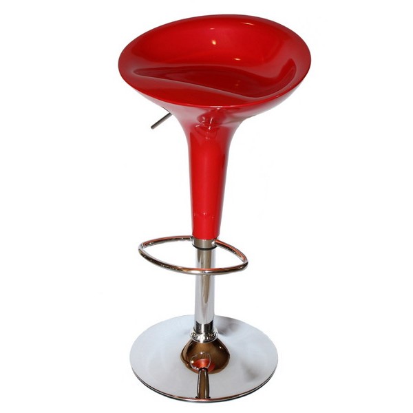 Красный барный стул для кухни
