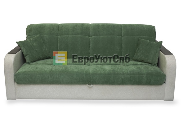 Диван-кровать с механизмом аккордеон Барселона (зеленый микровелюр)